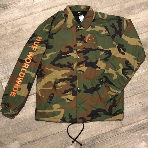 huf camo jacket